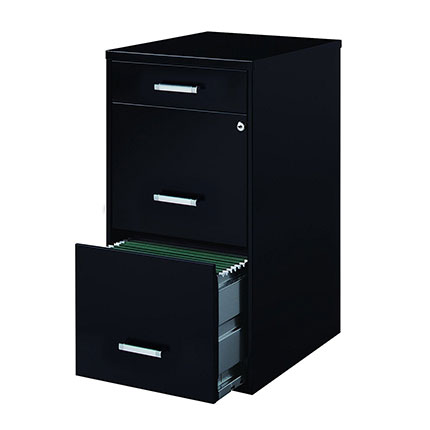 1. Hirsh Industries 18” Deep File Cabinet with Pencil Drawer