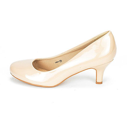 3. DREAM PAIRS LUVLY Women’s Low Heel Pump Shoes