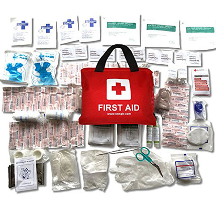 8. TempIR Premium First Aid Kit (108 Pieces)