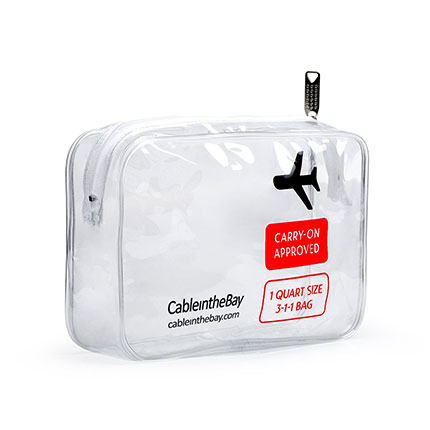 2. Cableinthebay TSA Approved Toiletry Bag