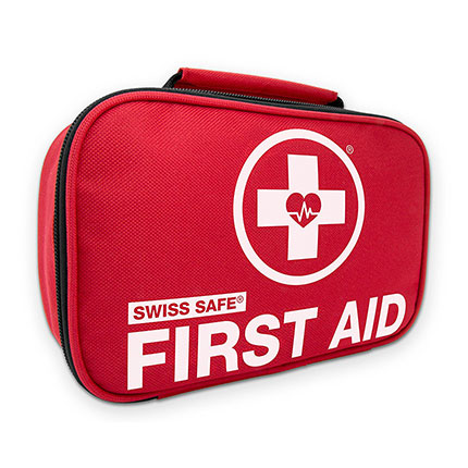 2. Swiss Safe 2-in-1 First Aid Kit (120 Piece)