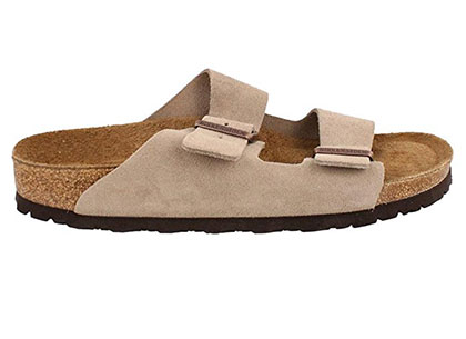 10. Birkenstock Women’s Arizona Habana Sandals (N)